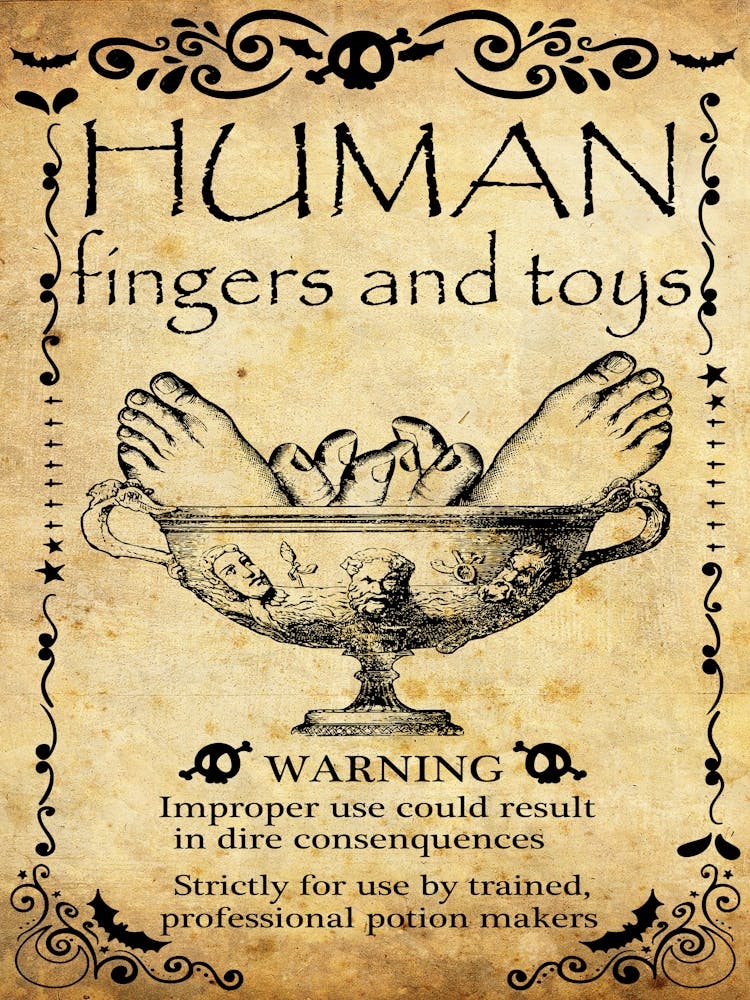 Human Fingers And Toys