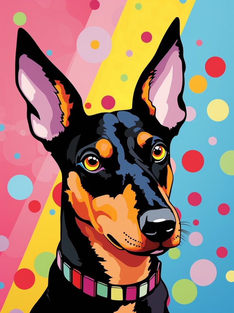 Bright Rainbow Dobermann 3