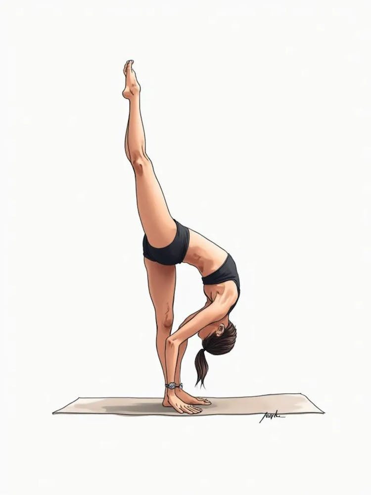 faceless yoga art 7