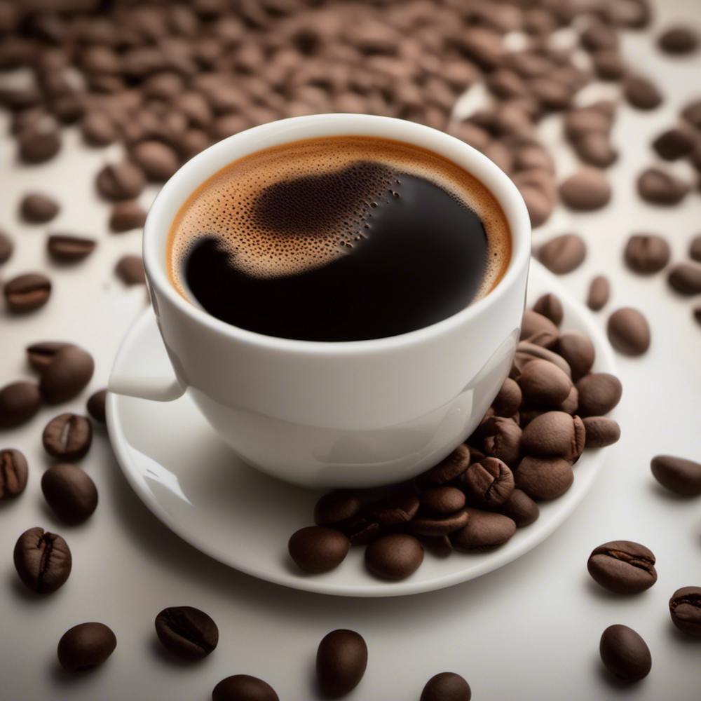 Coffee Cup With Coffee Beans 3