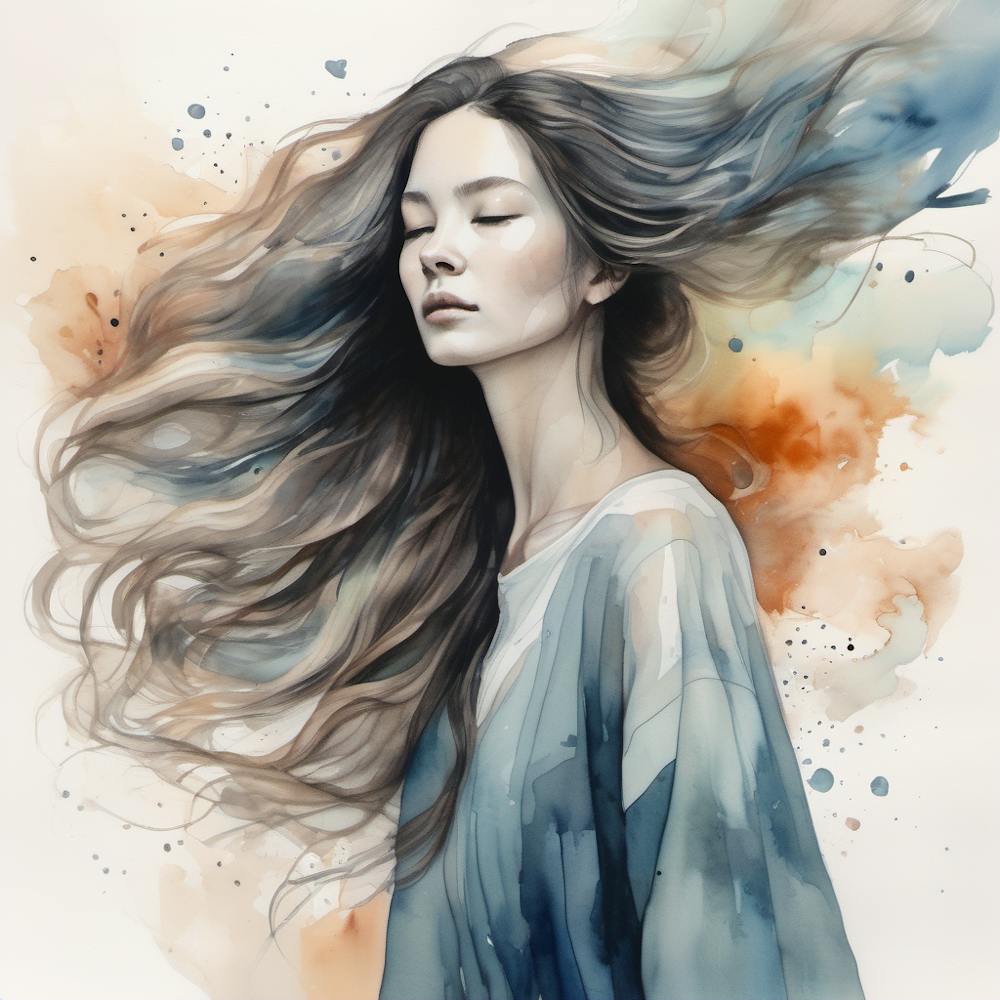 Girl With Long Hair 1