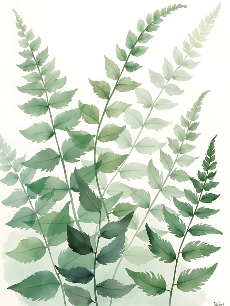 Sage Green Nature Art 37