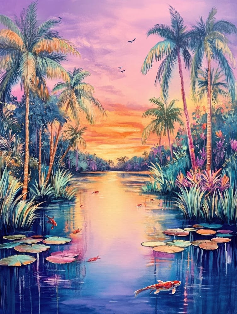 Sunset In The Tropics