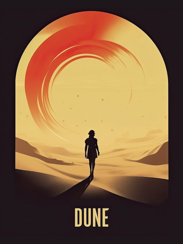 Dune Vintage Fan Art Poster 2