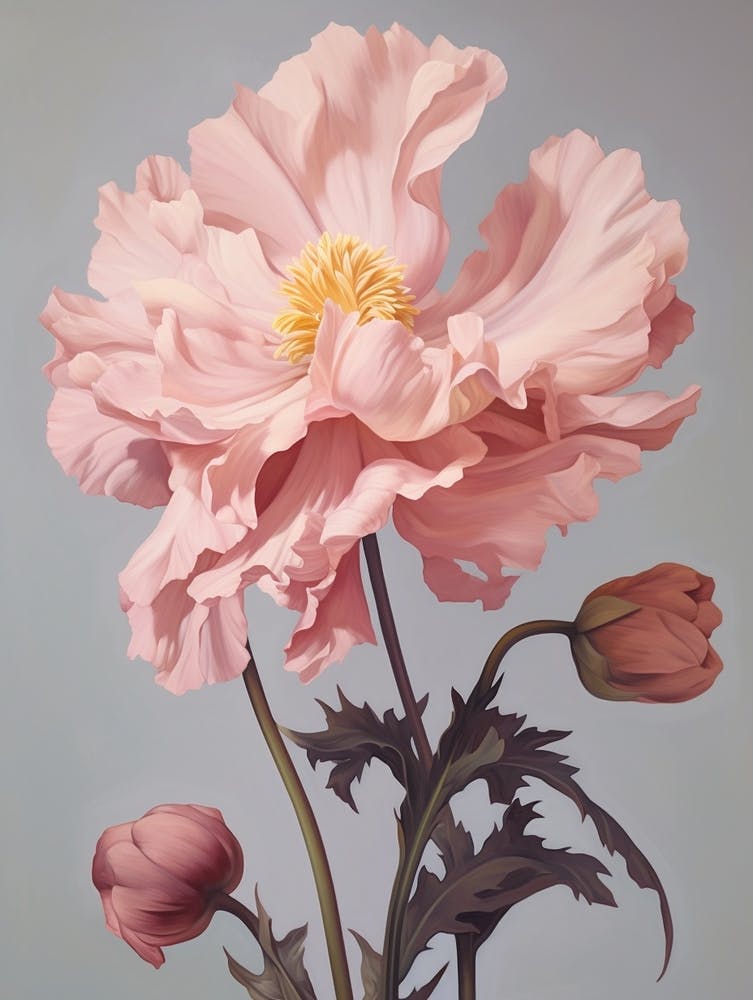 Floral Illustration Peony 1