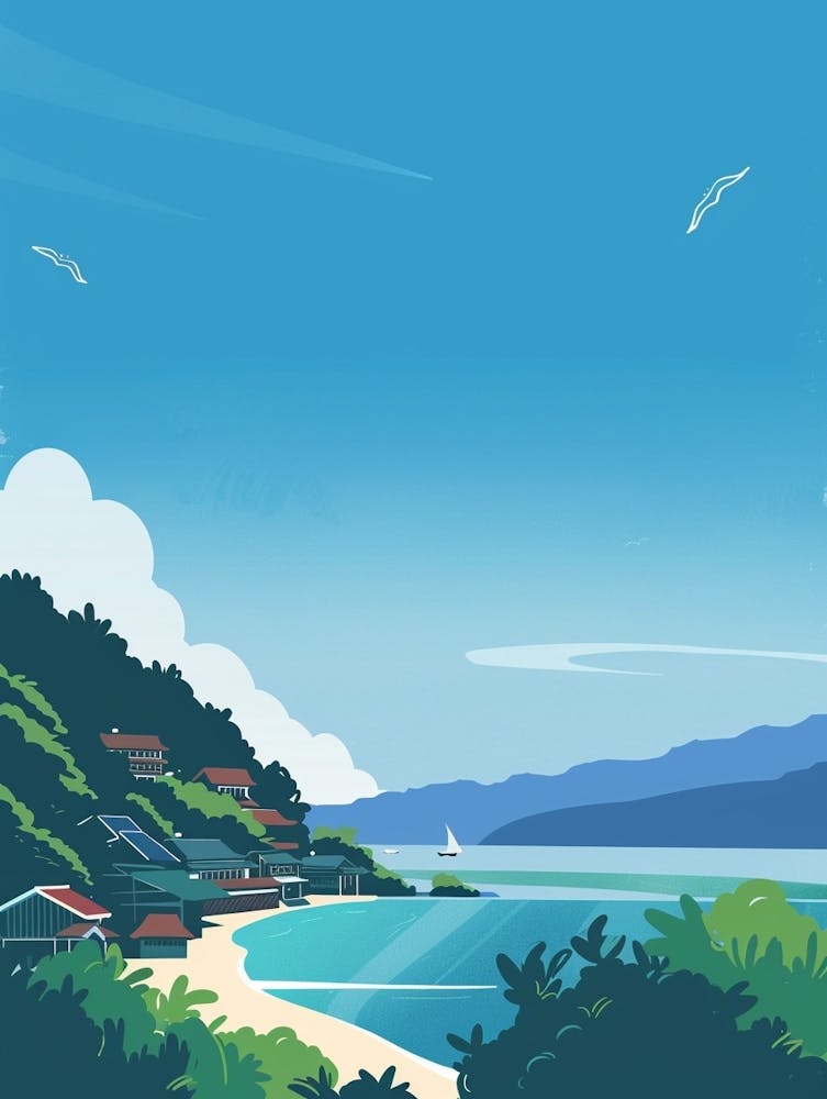 Ise Japan 2 Colourful Illustration