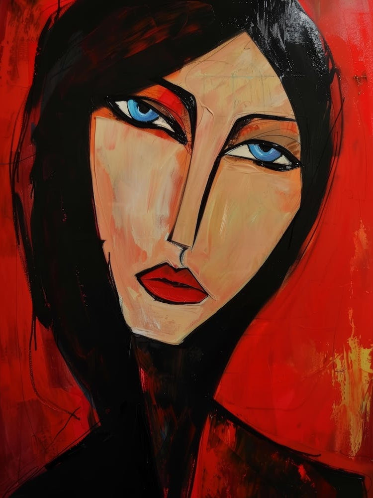Woman With Blue Eyes 5