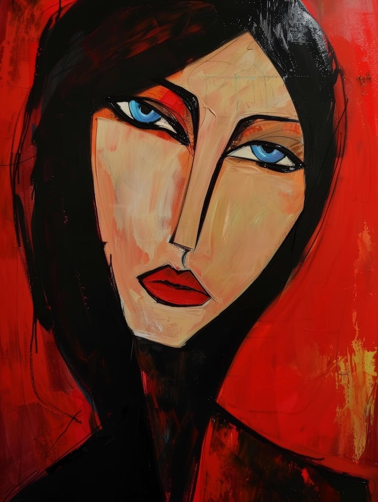 Woman With Blue Eyes 5