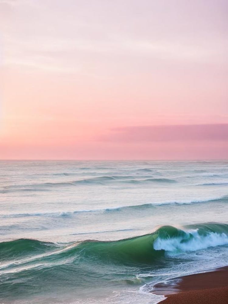 Croyde Bay Beach, Devon Pink Photography 2