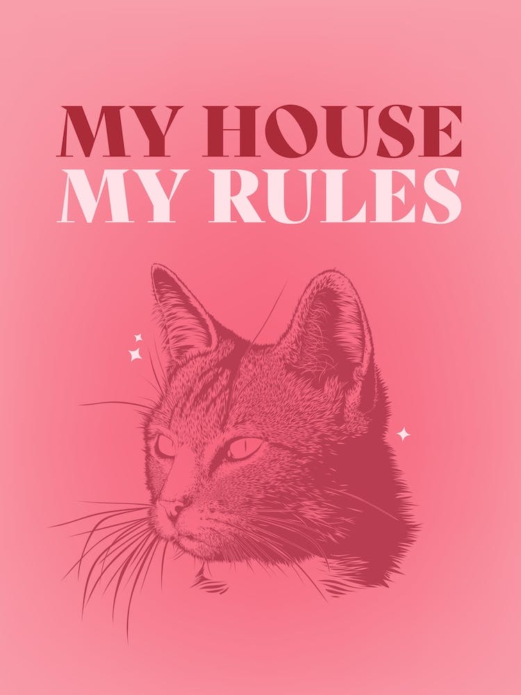 My House My Rules Cat