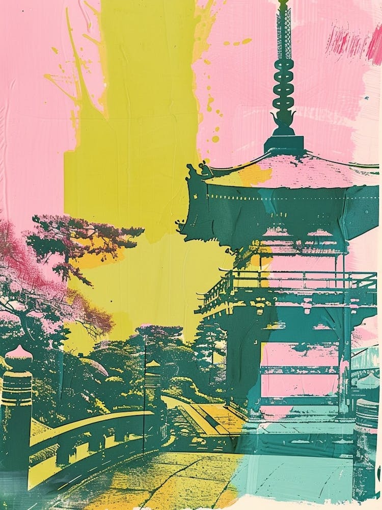 Kanazawa Japan Duotone Silkscreen 10