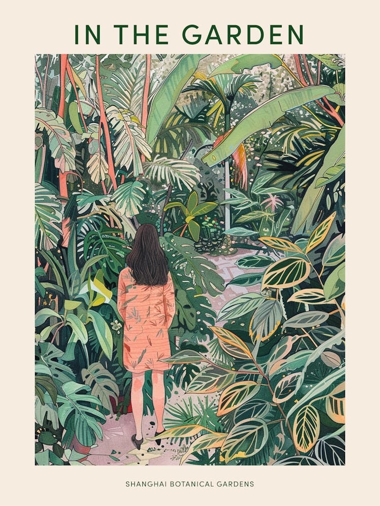 In The Garden Poster Shanghai Botanical Gardens 3