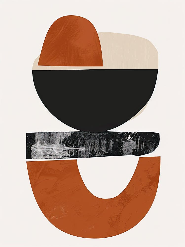 Shadowed Edges Bauhaus Minimalist