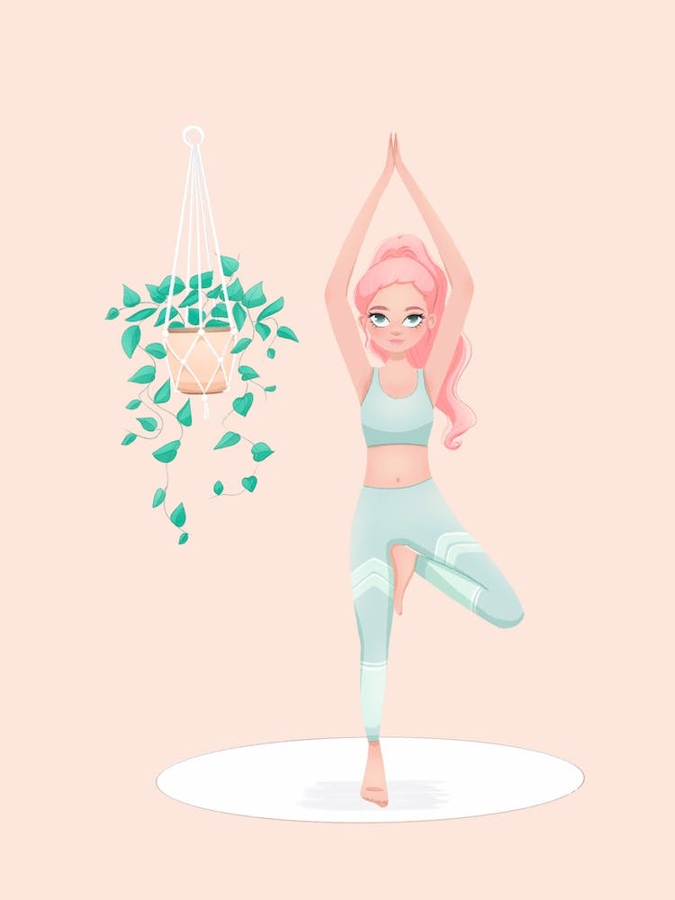 Yoga Baumhaltung