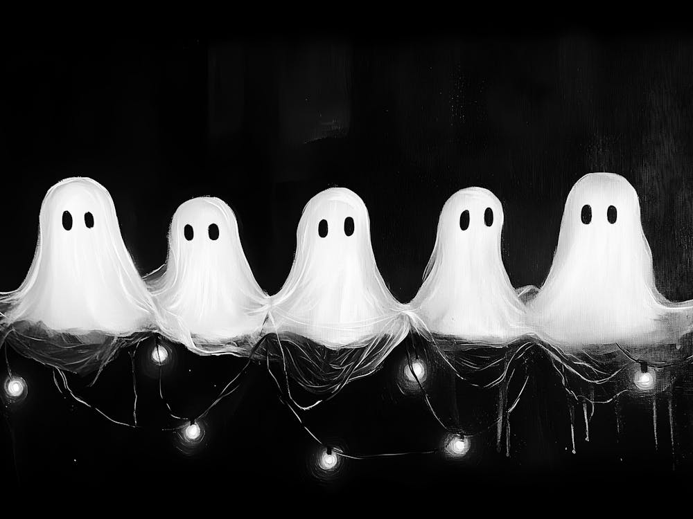 Ghosts In A Row