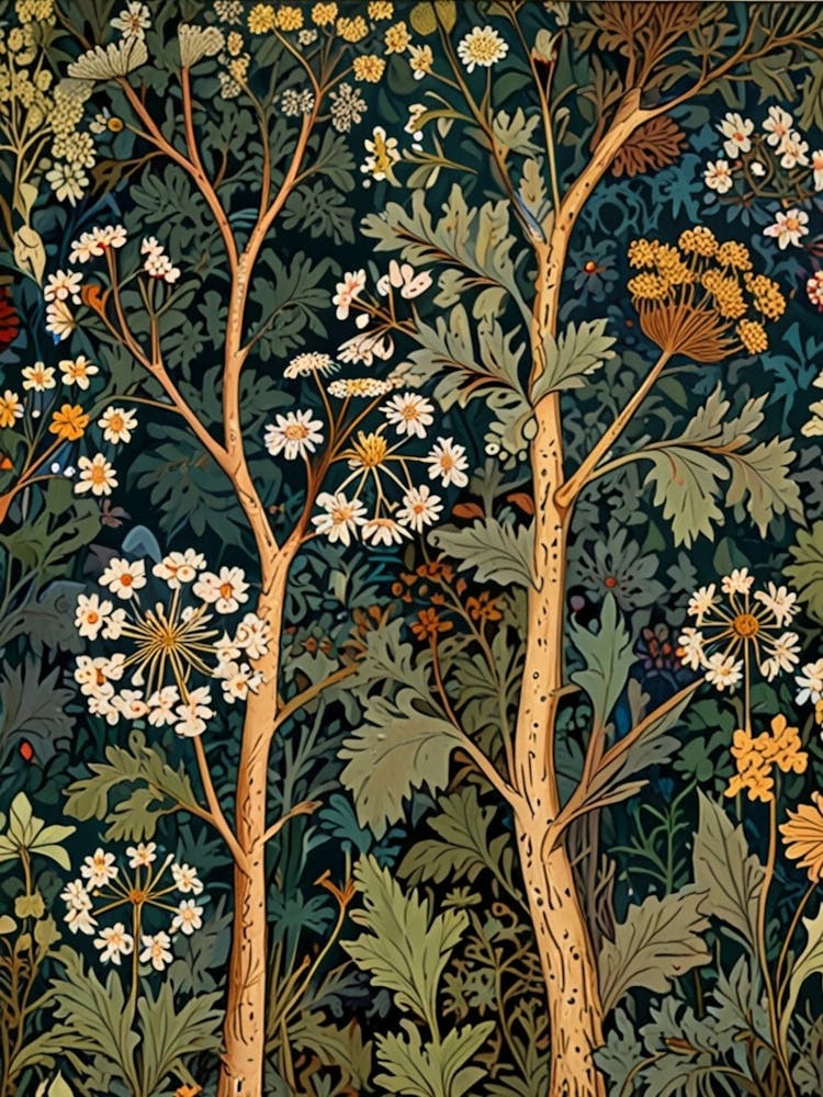 William Morris Tapestry Of Trees And Flowers