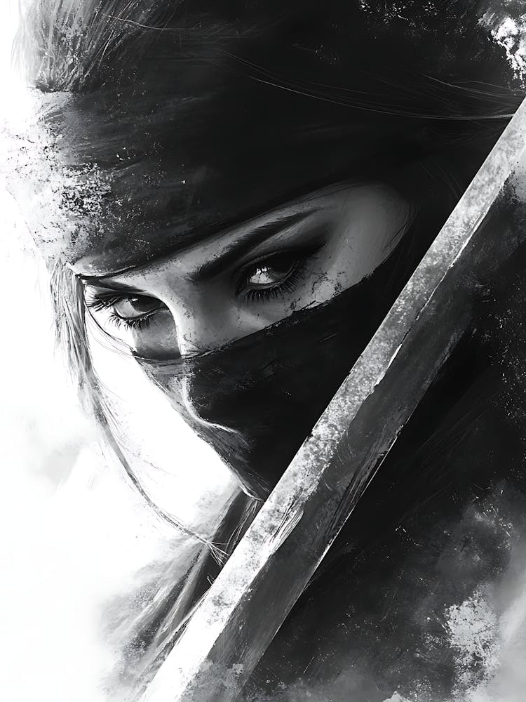 Mystery Beautiful Ninja Girl 9