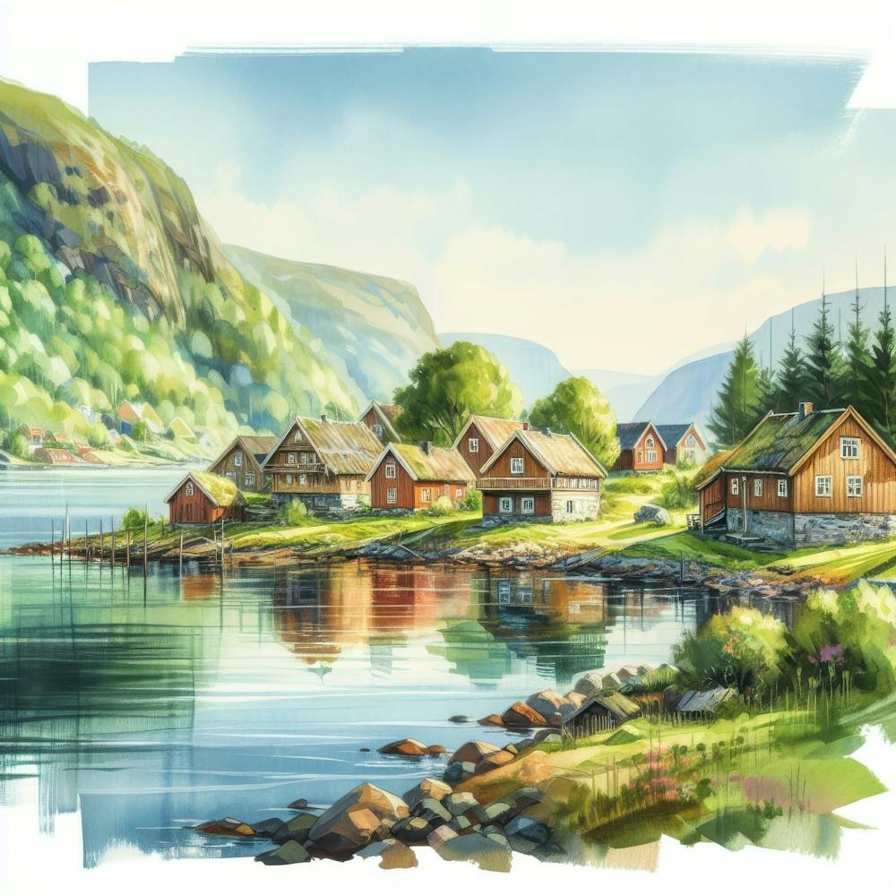 Norwegisches Dorf 3