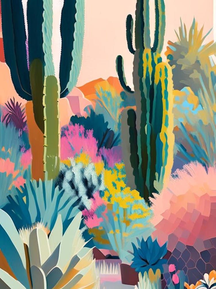 Desert Botanical Garden, Usa Abstract Still Life