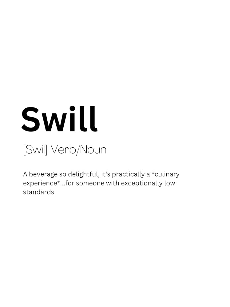 Swill Definition Meaning