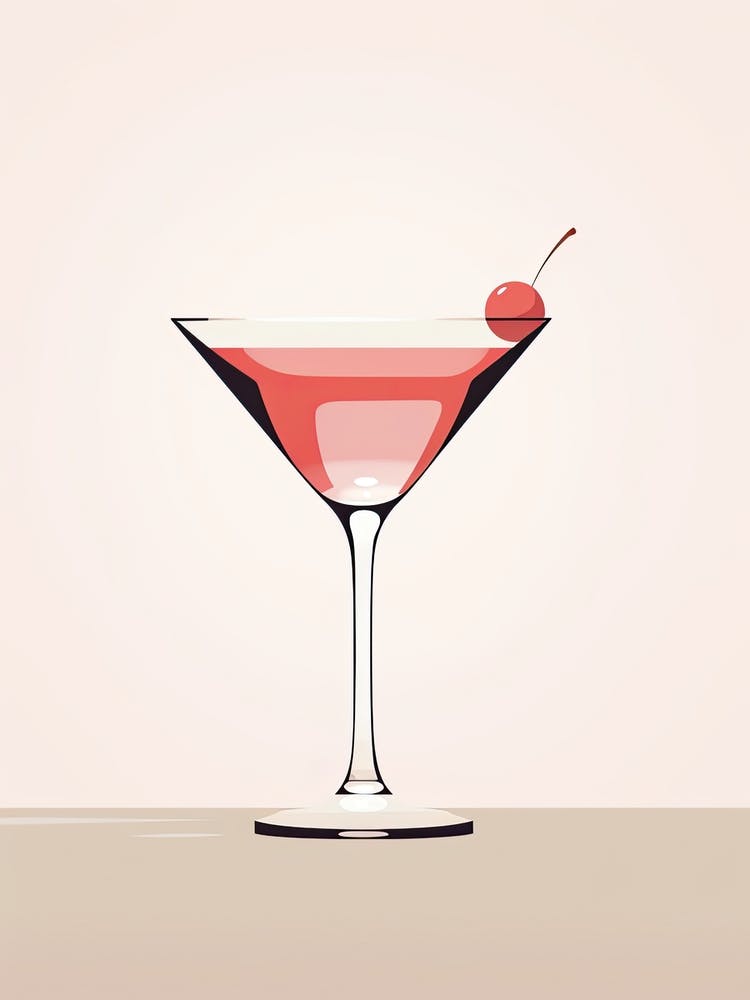 Mid Century Modern French Martini Martini Floral Infusion Cocktail 3