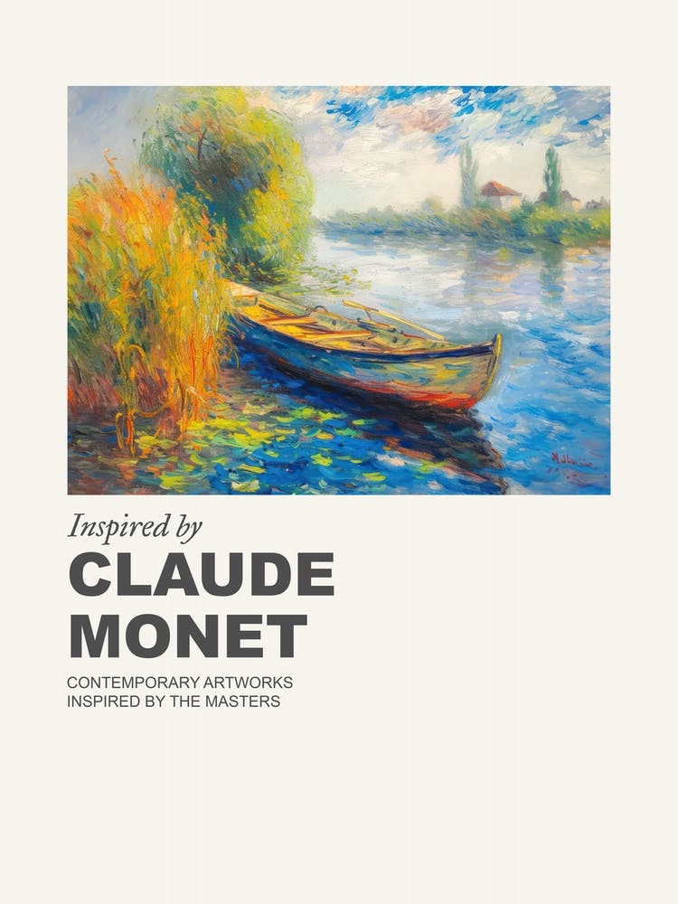 Museum Poster Inspired By Claude Monet 1