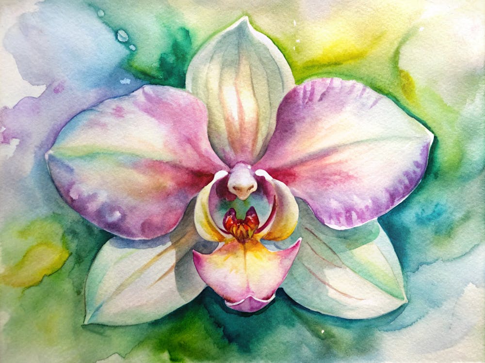 Orchid Painting