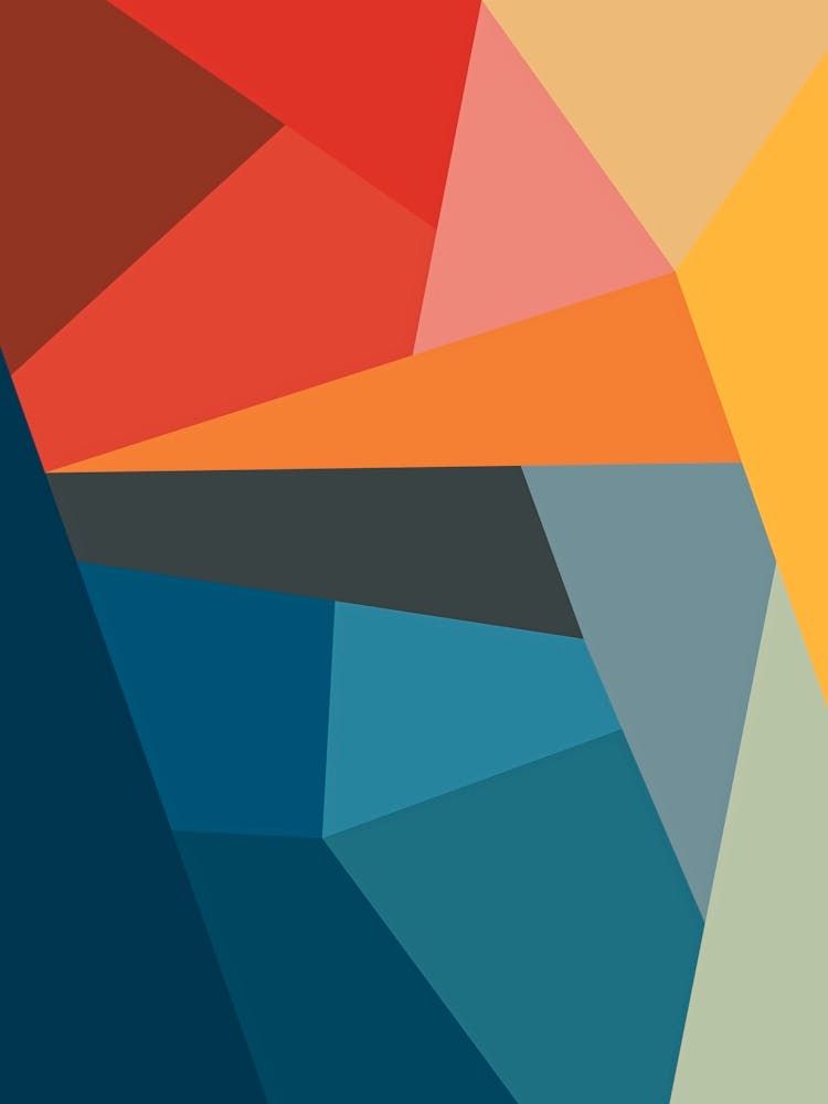 Bold Geometric Abstract Two