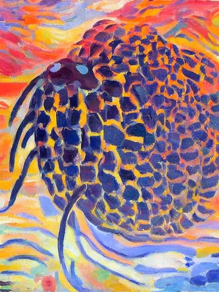 Giant Isopod Matisse Inspired