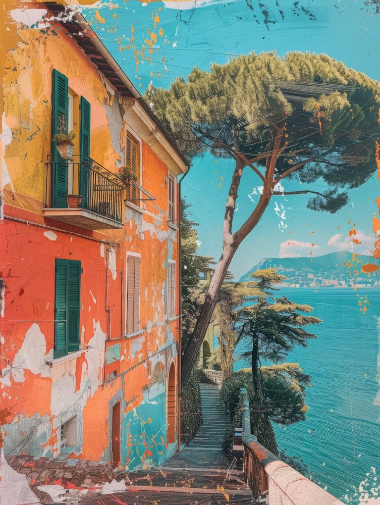Generate Beautiful Vibrant And Modern Wall Art On Different Themes, Travel, Italy 18
