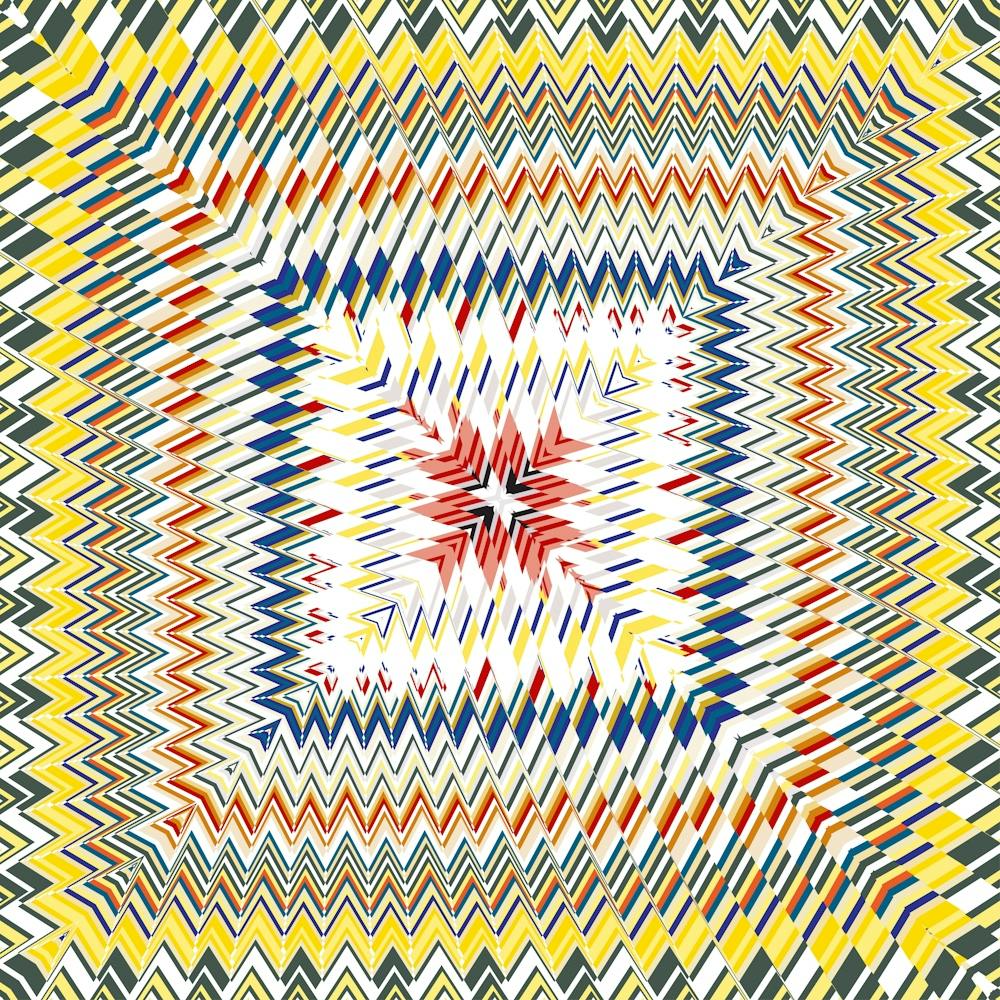 Abstract Zigzag Pattern Geometric