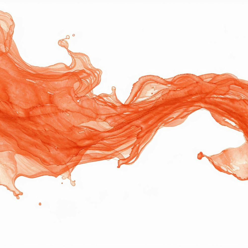 Orange Water Splash