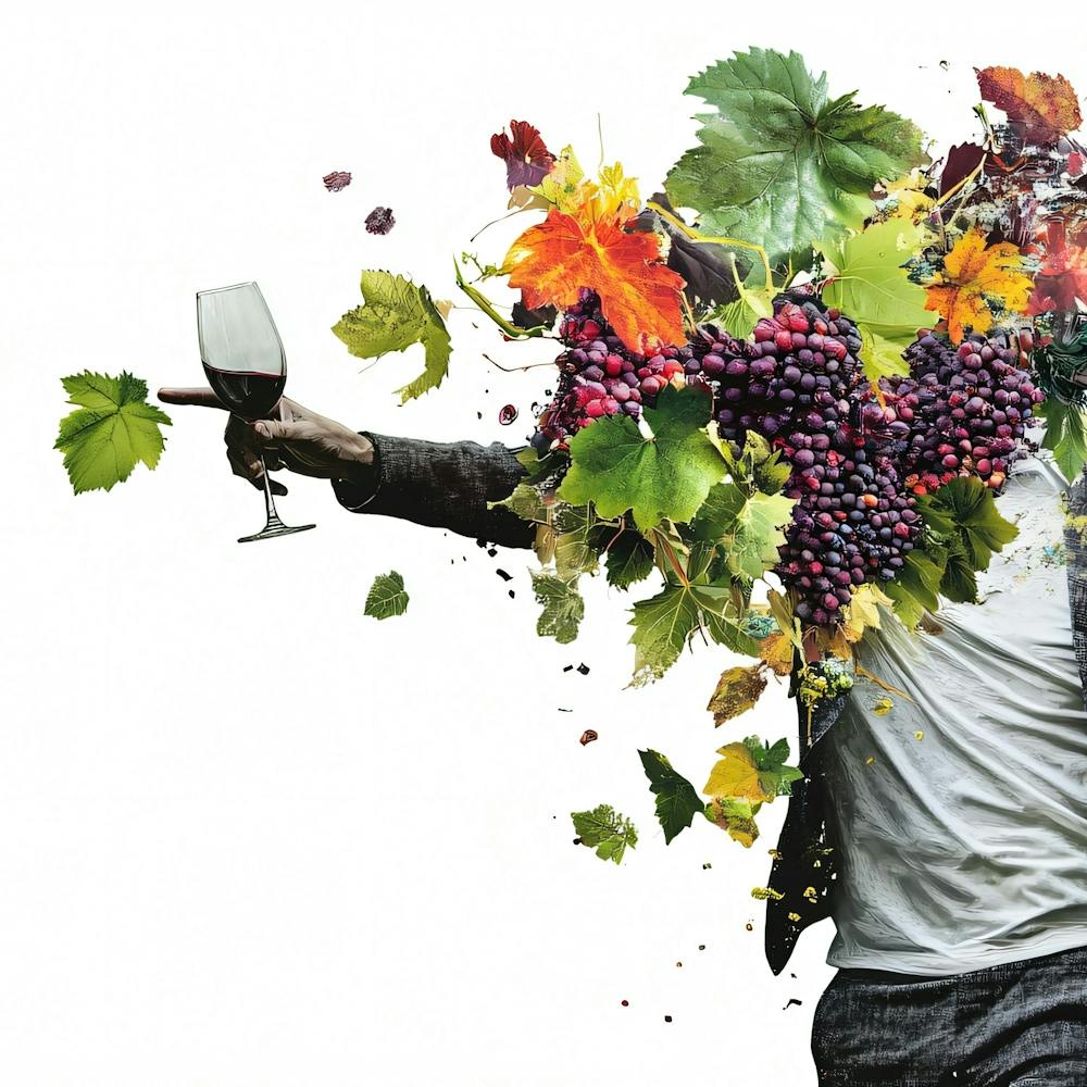 Man With A Glass Of Wine 1