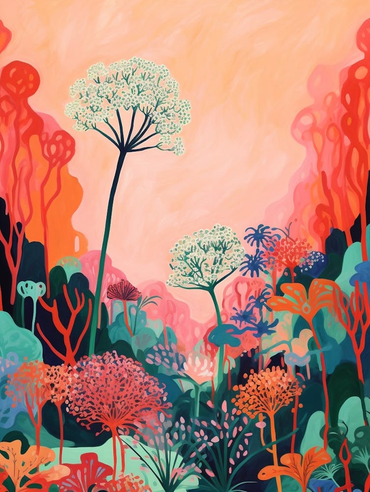 Boho Wildflower Painting Queen Annes Lace 3