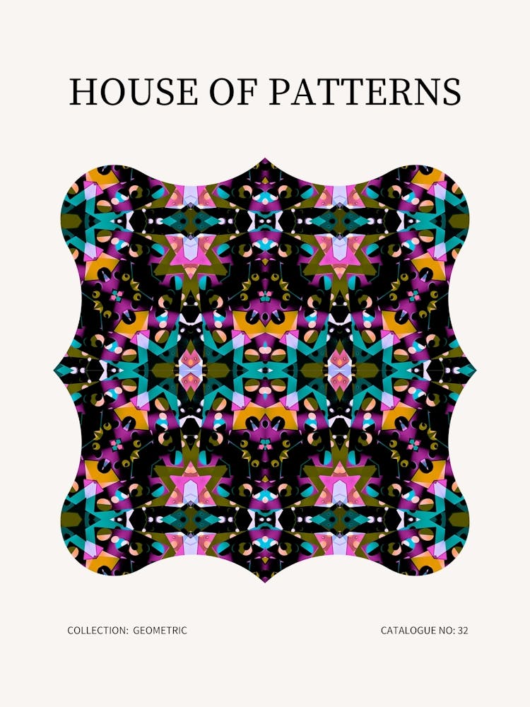 Geometric Pattern Poster 32
