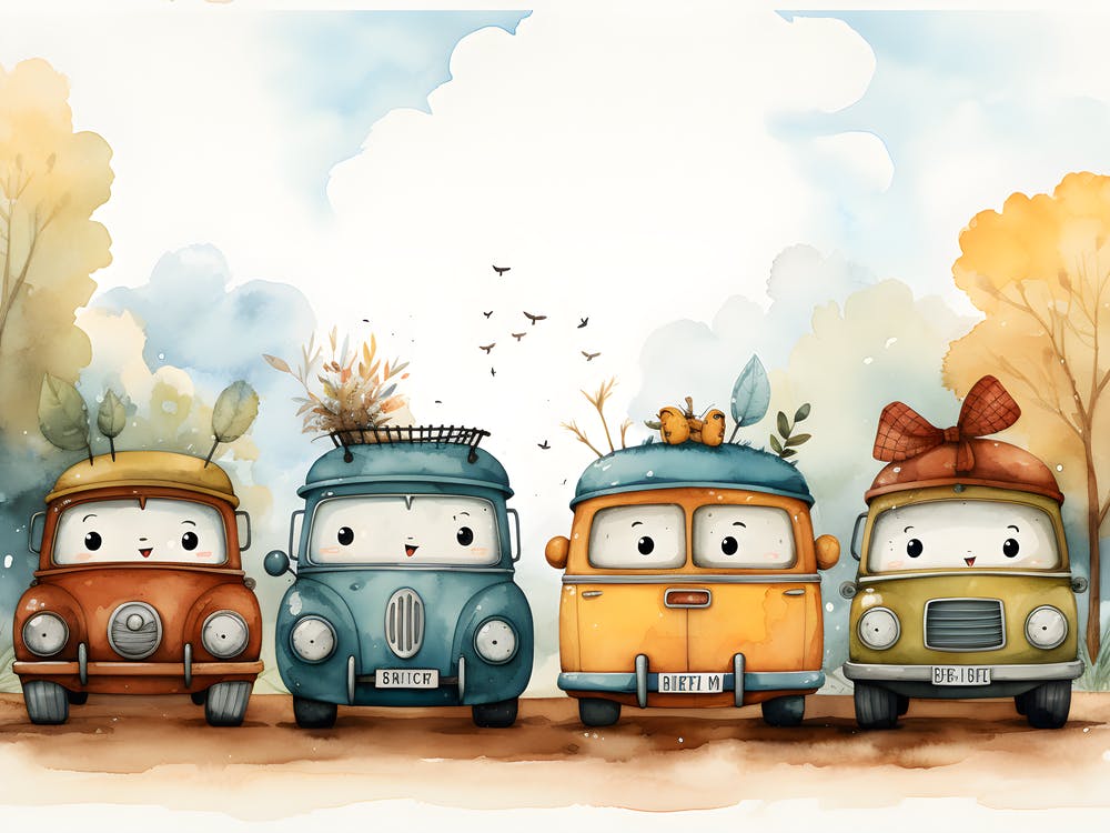 Joyful Journeys Watercolor Whispers Of Childhood