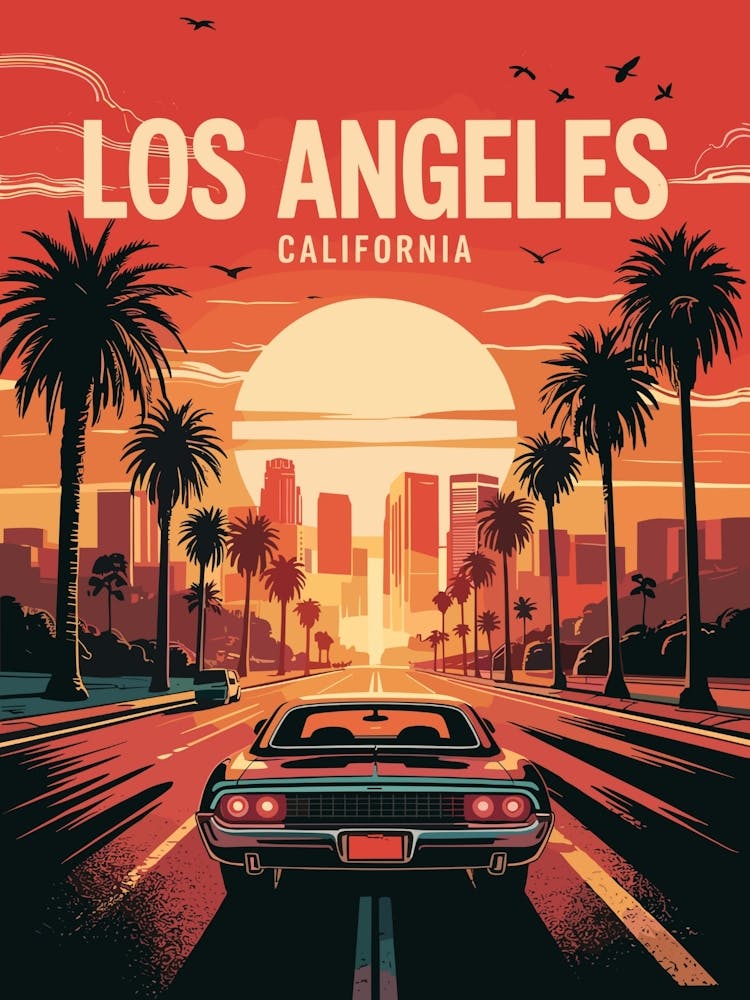 Los Angles California Travel Sunset