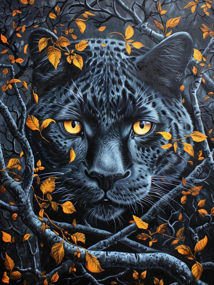 Leopard In The Forest