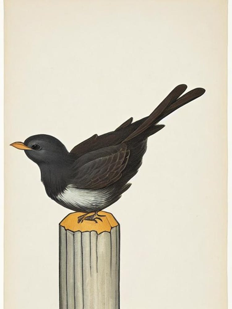Chimney Swift Illustration Bird
