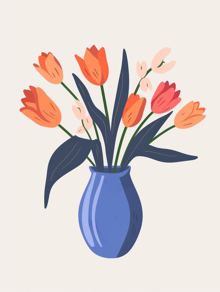 Tulips In A Vase 13