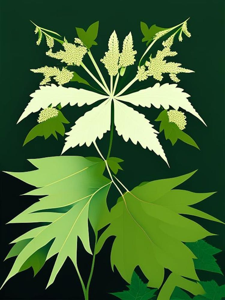 Meadowsweet Leaf Vibrant Inspired 2
