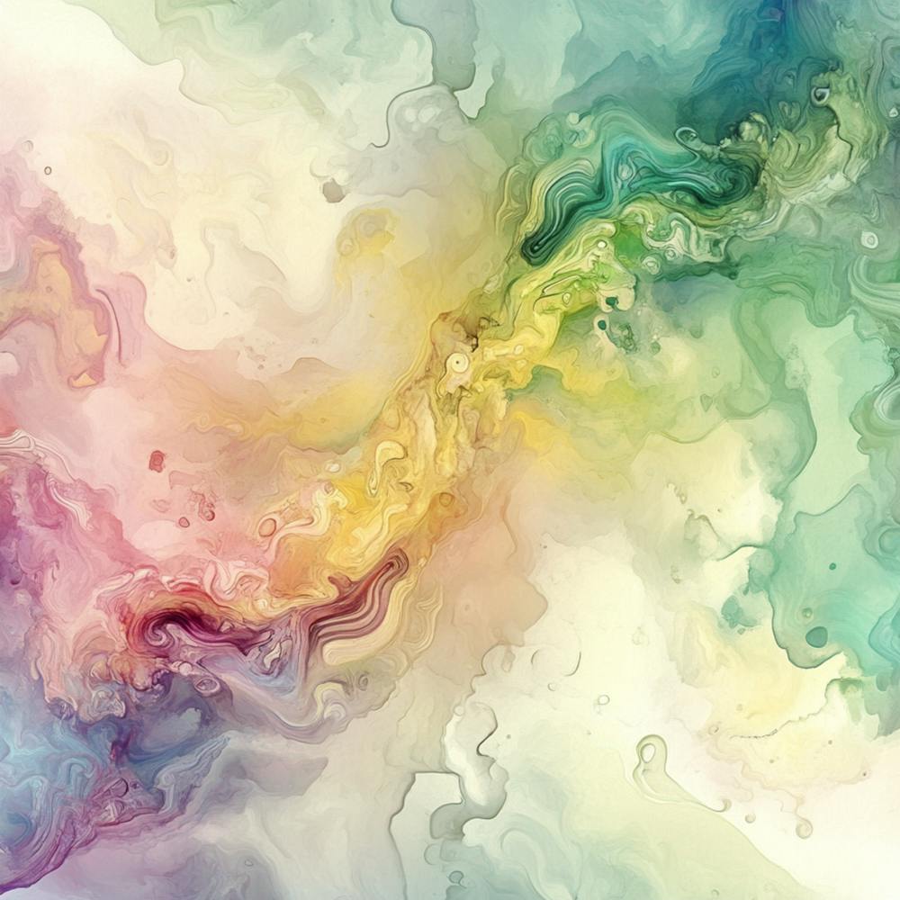 Peinture Abstraite à l'Aquarelle 1