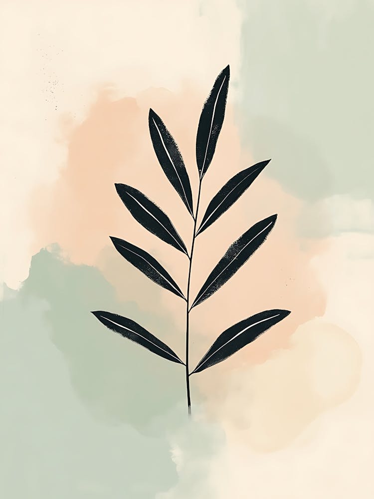 Delicate Nature Shapes in Clay and Cream