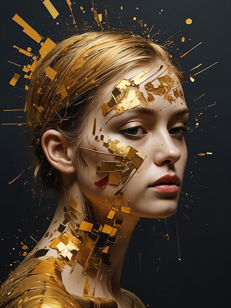 Golden Splatter Girl