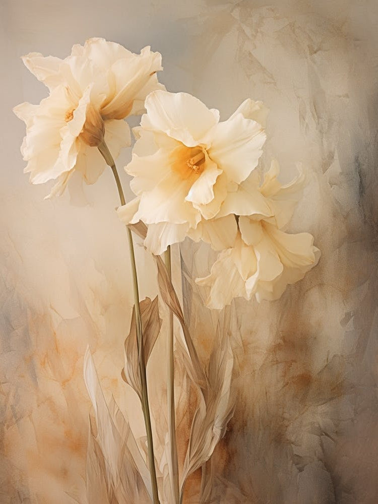 Boho Dried Flowers Daffodil 1