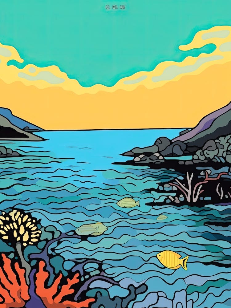 Minimal Design Style Of Great Barrier Reef, Australia 3