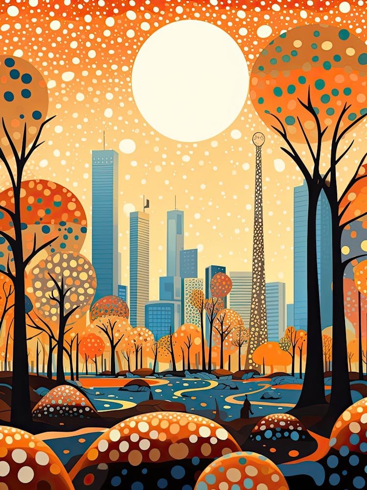 Buenos Aires, Illustration In The Style Of Pop Art 4
