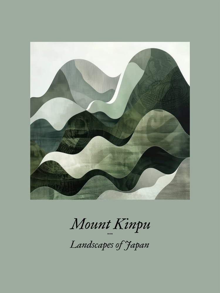 Landscapes Of Japan Mount Kinpu