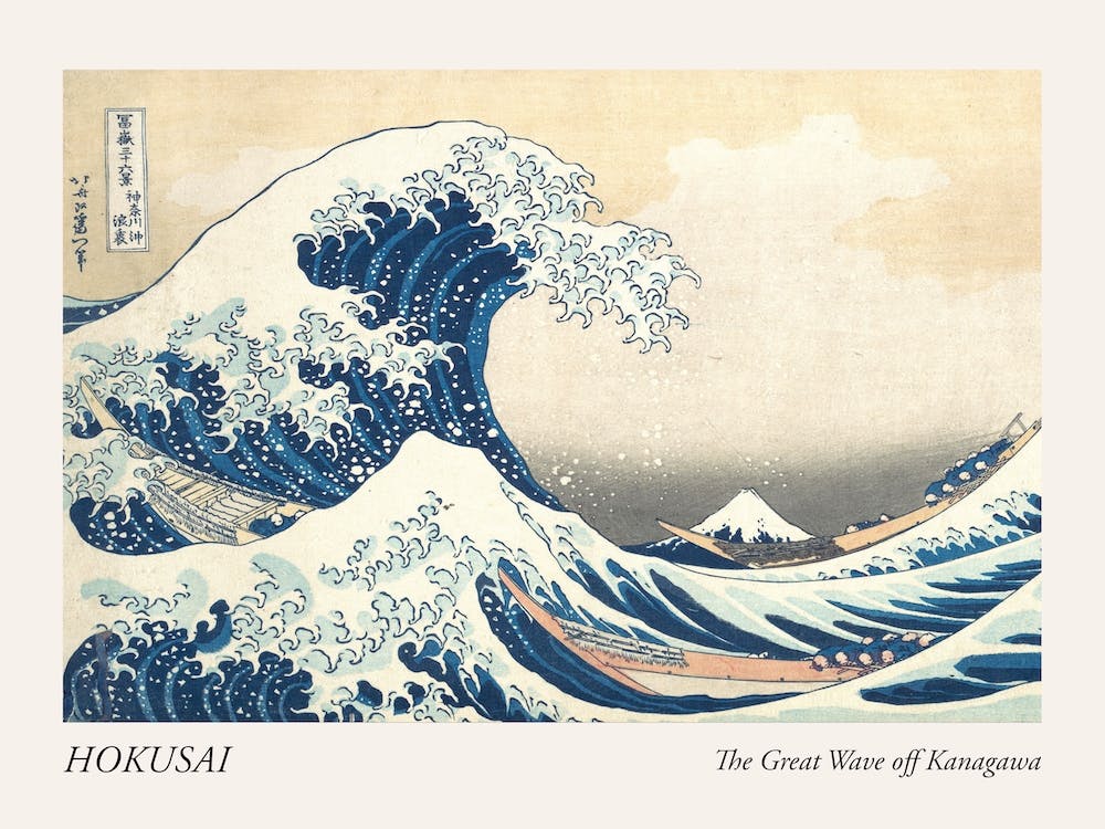 The Great Wave Off Kanagawa Poster