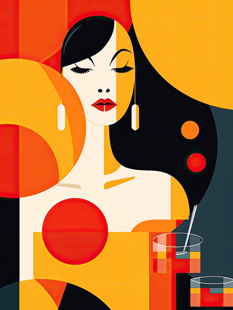 Coctail abstract art